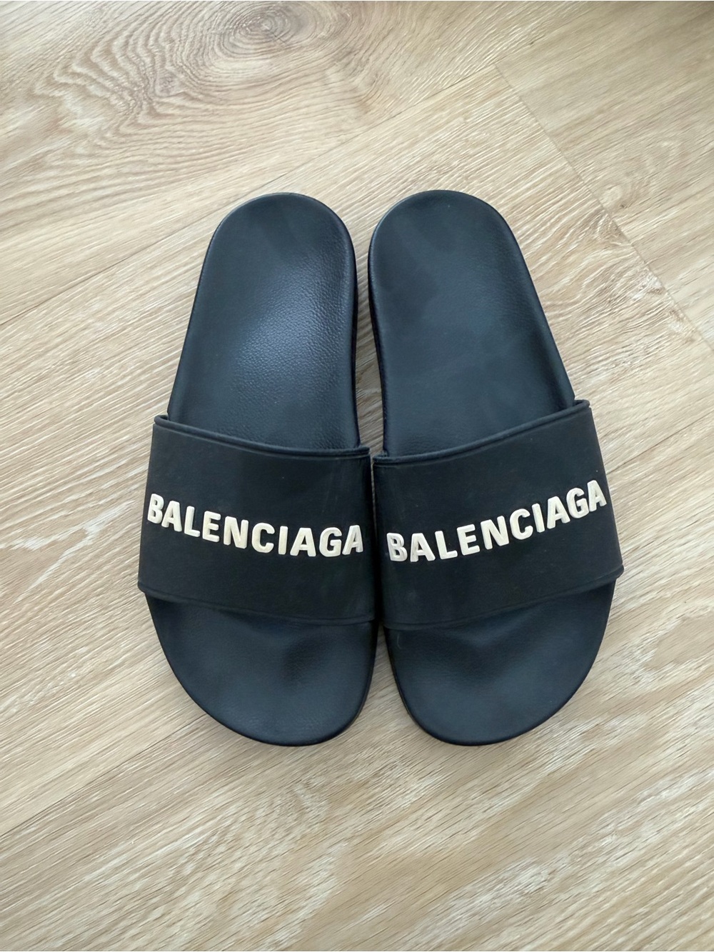 Balenciaga Black Pool Women Slide